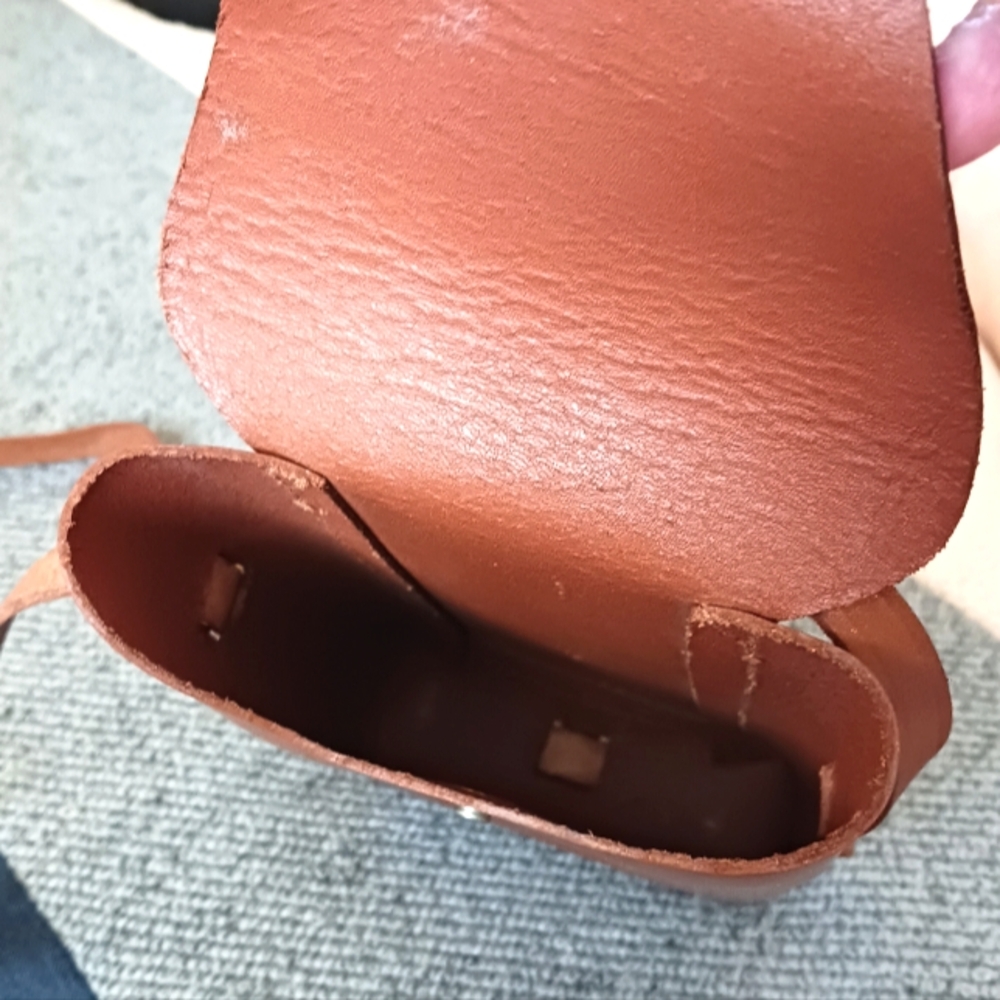 Vintage Kodak Brown Genuine Leather Camera Bag - Picture 3 of 11